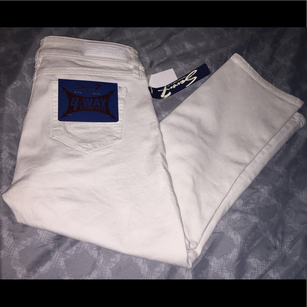 White Seven7 Capri skinny jeans